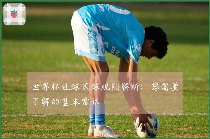 世界杯让球买球规则解析：您需要了解的基本常识